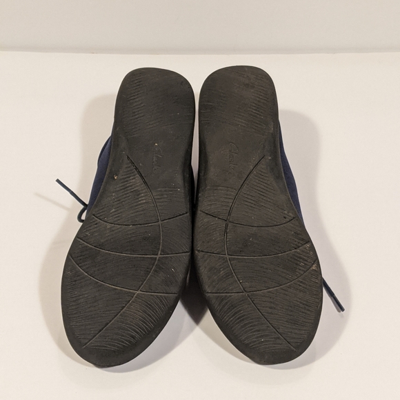 Clark's Navy Women's Cloud Steppers Sneakers Lace Up Walking Shoes Size 8.5 N - Picture 5 of 5